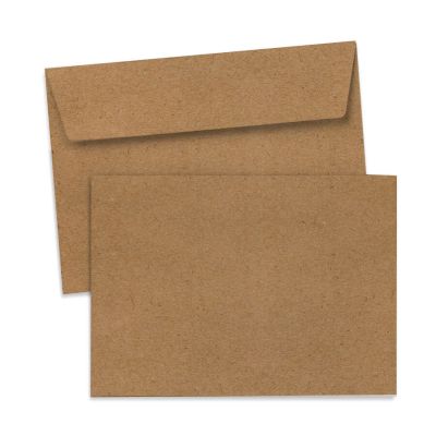 Busta per biglietto grande carta Kraft, 176 x 125 mm Busta