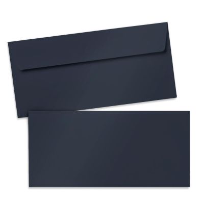 Busta per biglietto lungo Blu scura, 220 x 110 mm Busta