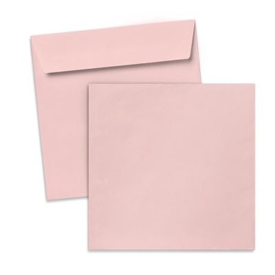 Busta per biglietto quadrato Rosa, 150 x 150 mm Busta